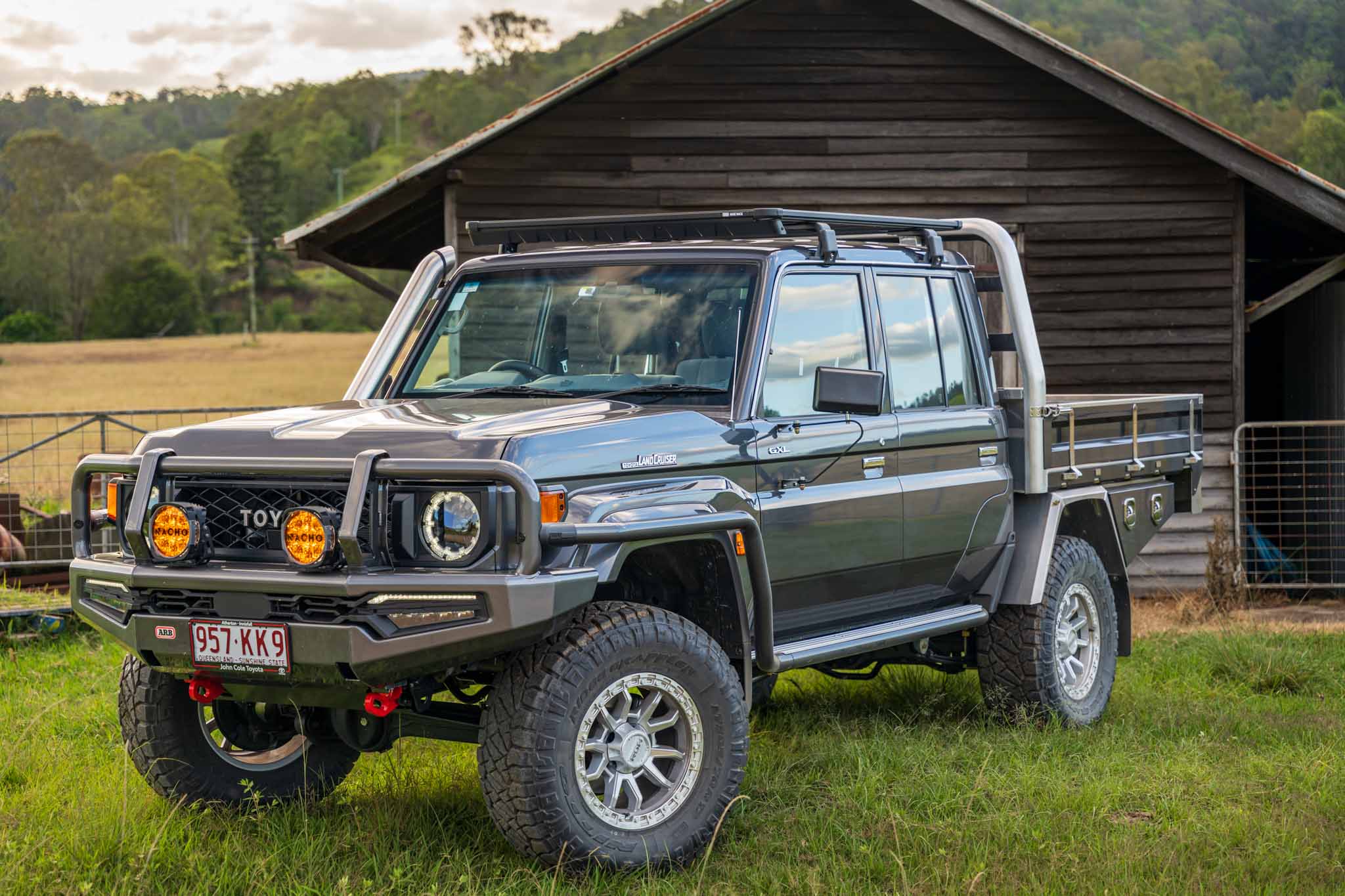 thumbnail image 2 of Genuine Toyota LandCruiser 79 Series Single Cab – Front Door Sill Scuff Plates (67913-90K00-S7) 2 of 3