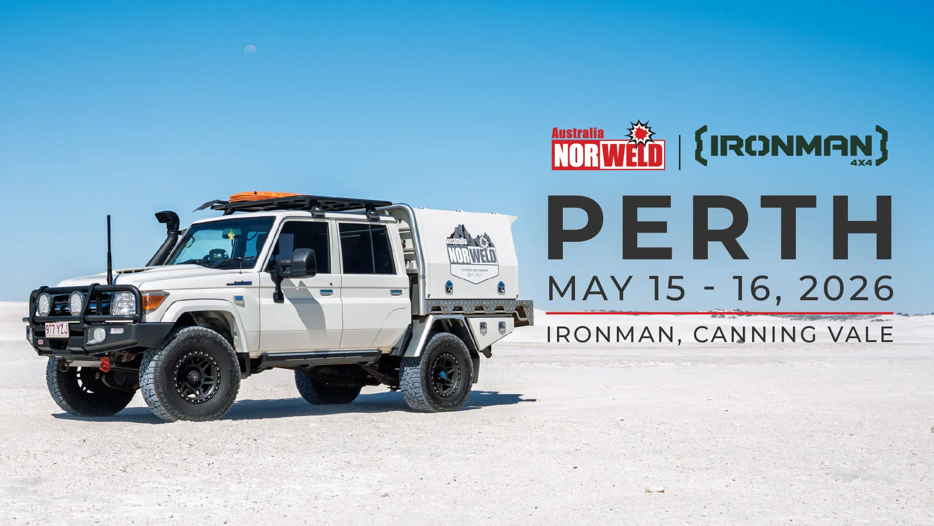 Norweld at Ironman 4X4 Canning Vale Pop Up Show May 15-16 2026
