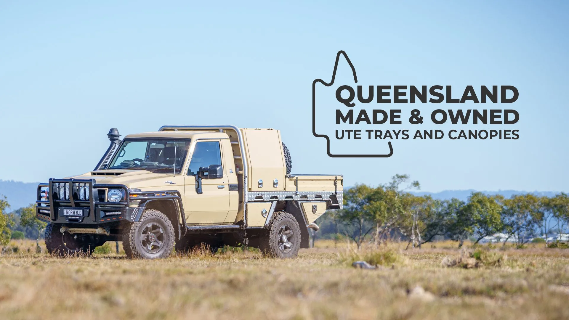 Tray and canopy package Qld