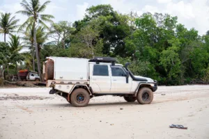 Toyota LandCruiser 79 Series Norweld Ute Canopy Beach