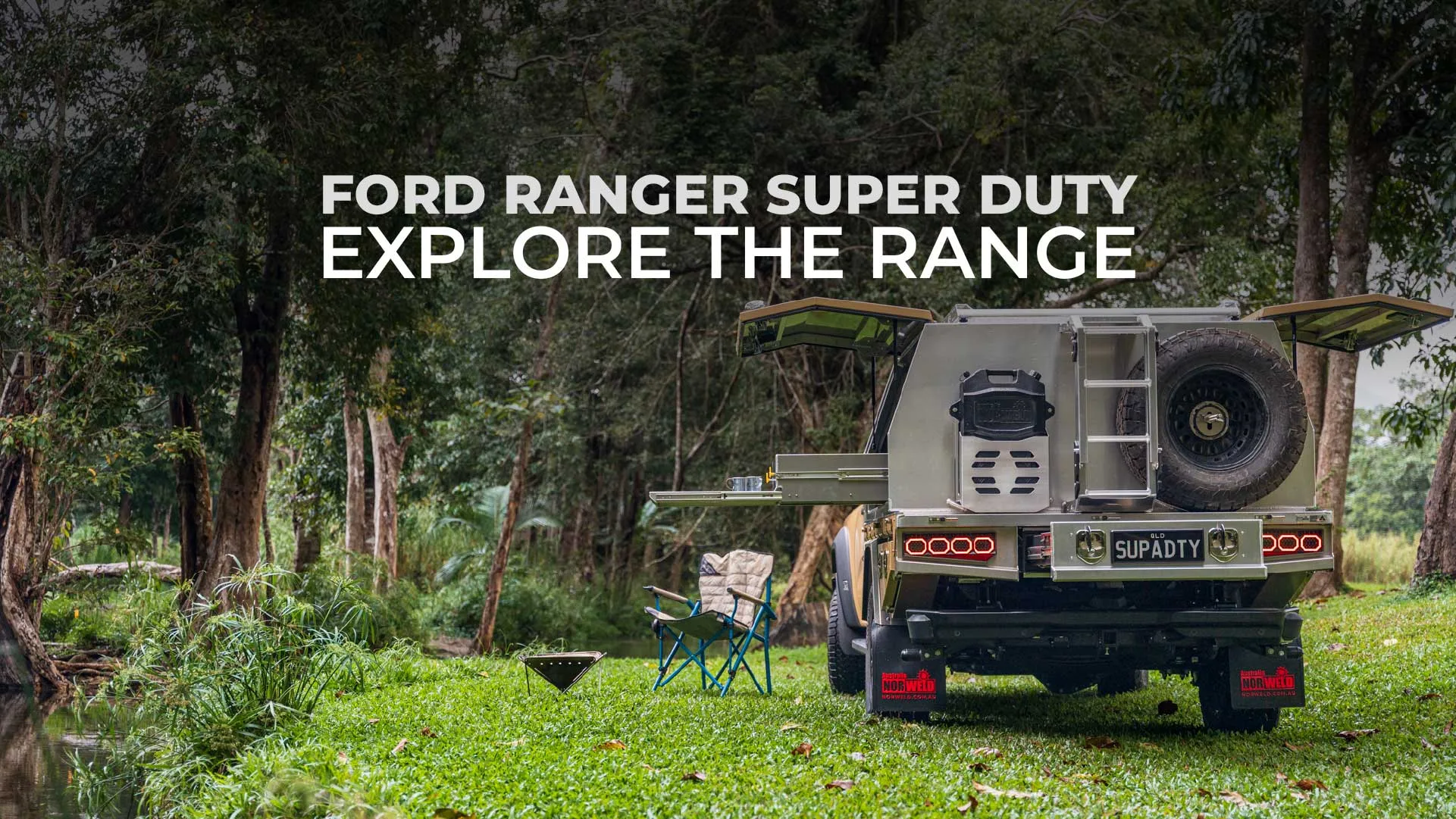 Norweld-FordRanger-SuperDuty-Canopy-open