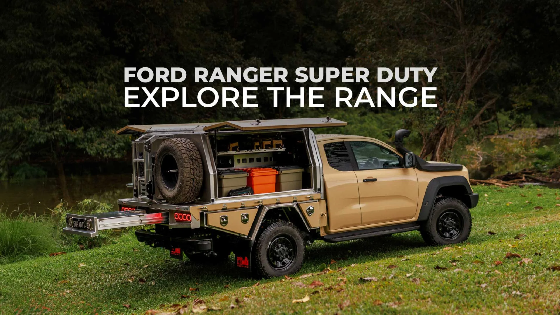 Norweld Ford Ranger Super Duty Canopy Tan