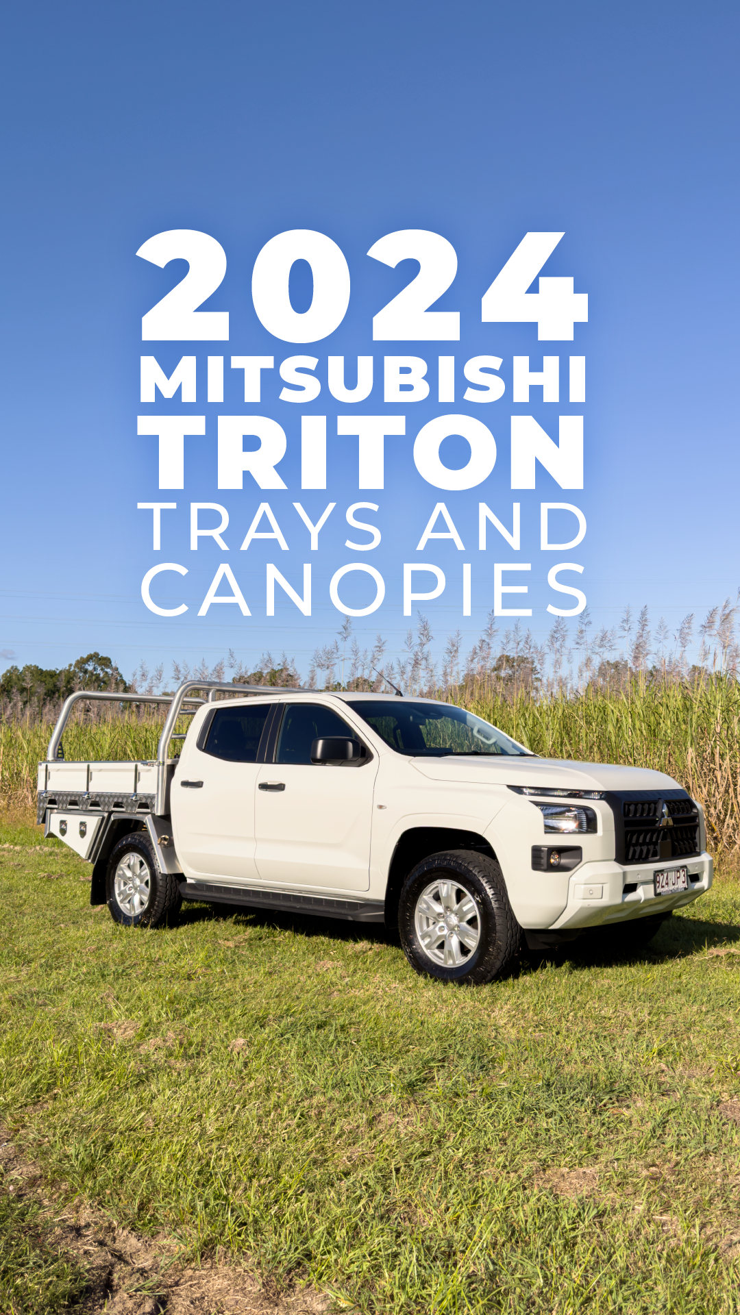 2024 Mitsubishi Triton UteTrays & Canopies Now Available