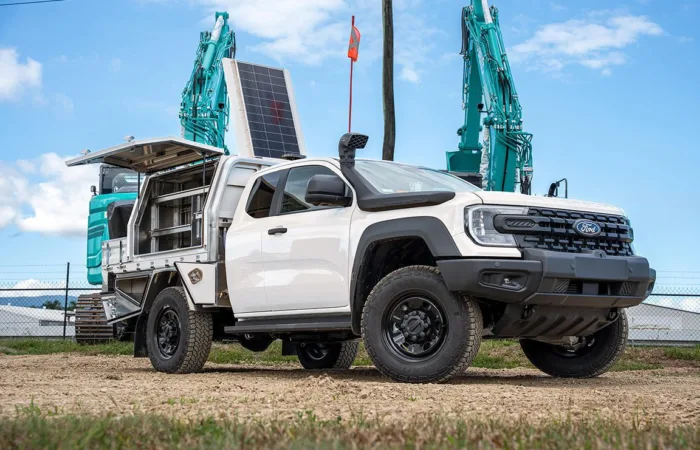 Super Duty with Norweld Gullwing toolboxes