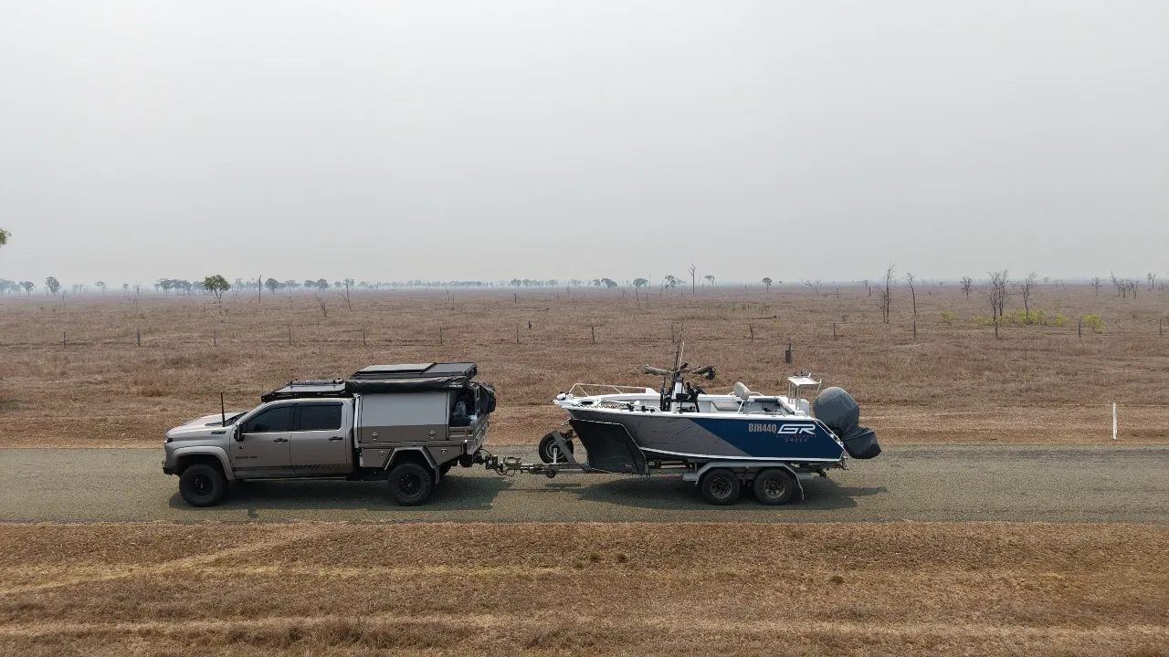 Trip-in-a-Van-Chevrolet-Silverado-2500-Towing-Boat Trip-in-a-Van-Chevrolet-Silverado-2500-Towing-Boat