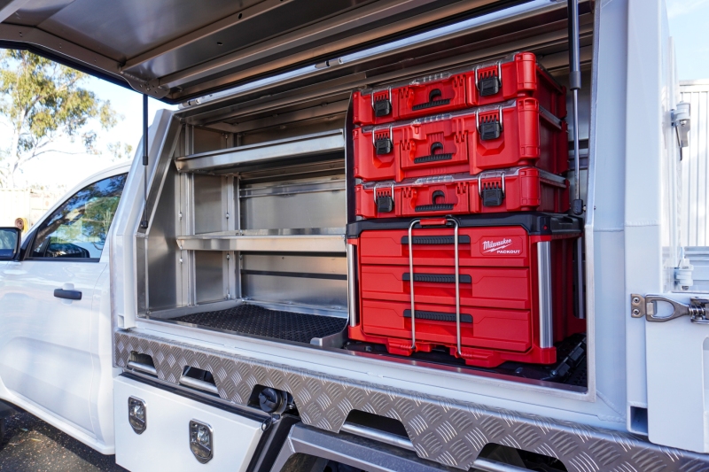 Gullwing Toolboxs on Single Cab Ranger