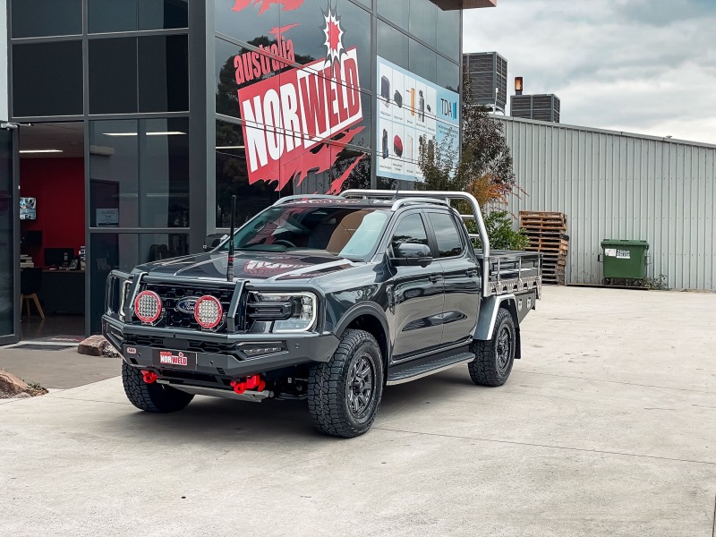 This is a Next Gen Ford Ranger with a Norweld Heavy Duty Aluminium Ute Tray