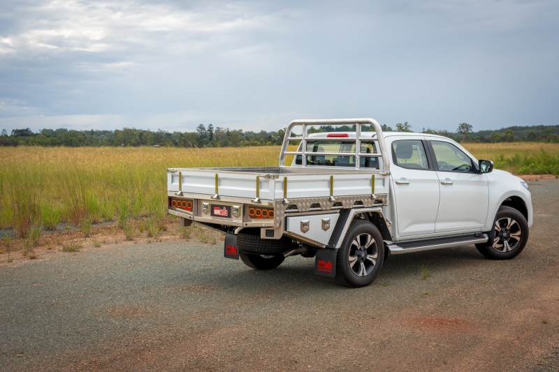 This is Mazda BT-50 with a Norweld Heavy Duty Aluminium Ute Tray