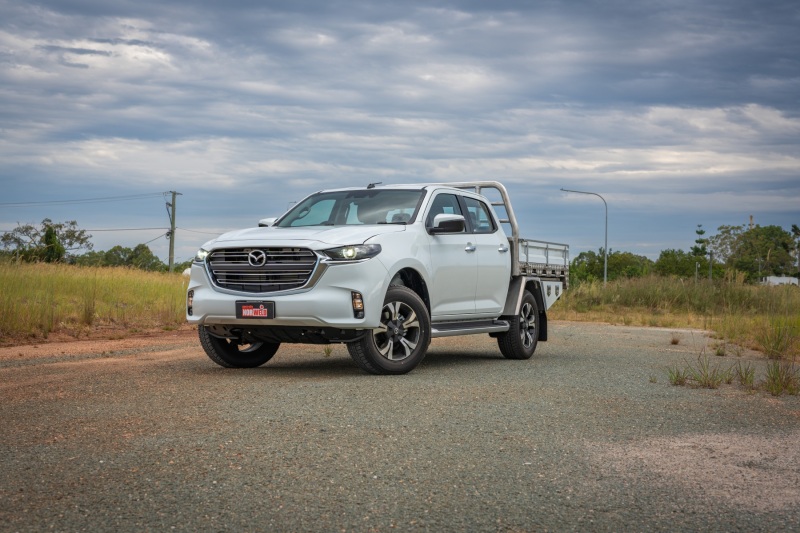 This is Mazda BT-50 with a Norweld Heavy Duty Aluminium Ute Tray