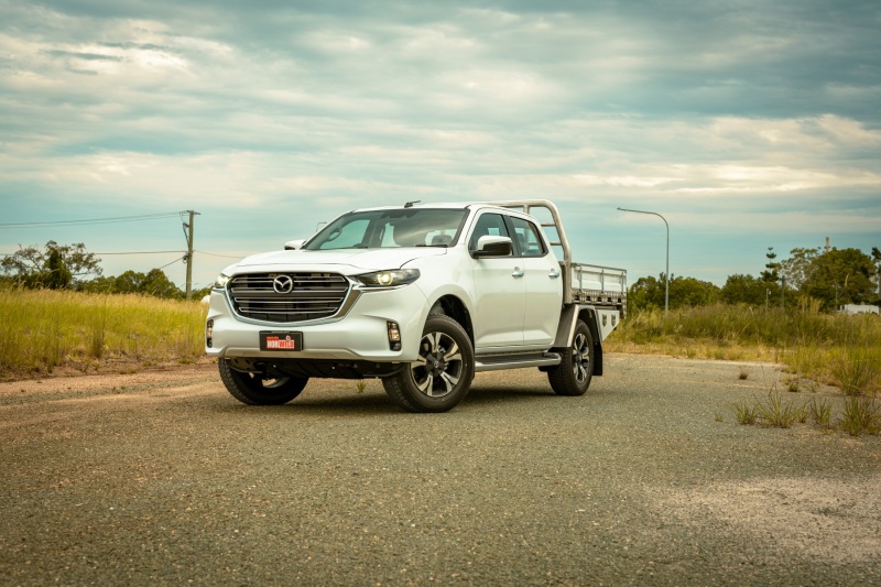 This is Mazda BT-50 with a Norweld Heavy Duty Aluminium Ute Tray
