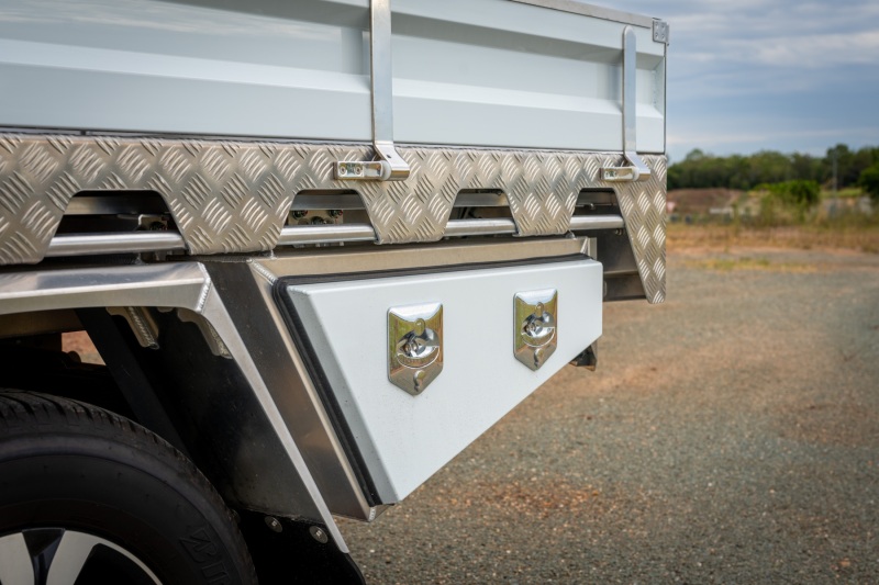 This is Mazda BT-50 with a Norweld Heavy Duty Aluminium Ute Tray