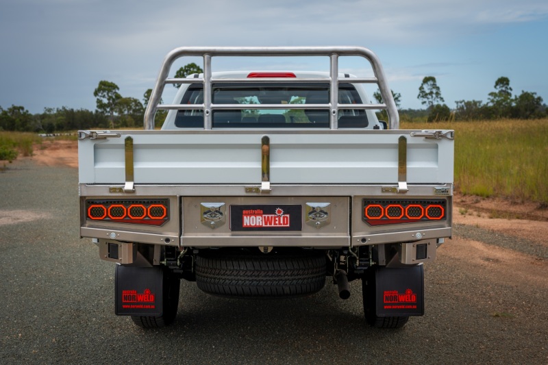 This is Mazda BT-50 with a Norweld Heavy Duty Aluminium Ute Tray