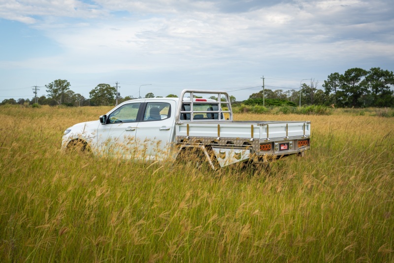 This is Mazda BT-50 with a Norweld Heavy Duty Aluminium Ute Tray