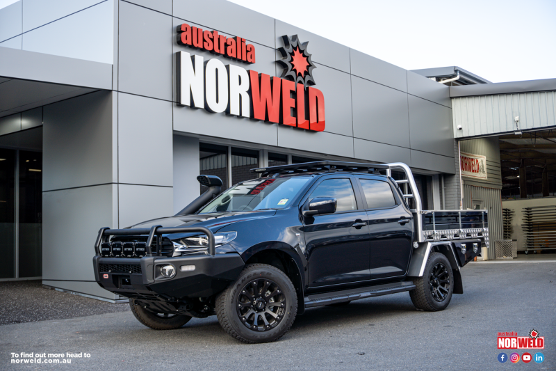 This is Mazda BT-50 with a Norweld Heavy Duty Aluminium Ute Tray